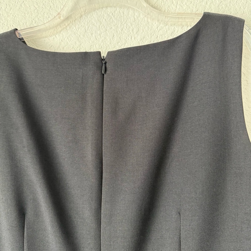 Kasper Black Sleeveless Midi Sheath Dress - Picture 8 of 9